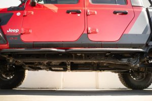 Jeep Gladiator JT Side Steps - DV8 Offroad - OE Plus - Micro-texture black - `20-`23 Jeep Gladiator JT Side Steps - DV8 Offroad - OE Plus - Micro-texture black - `20-`23